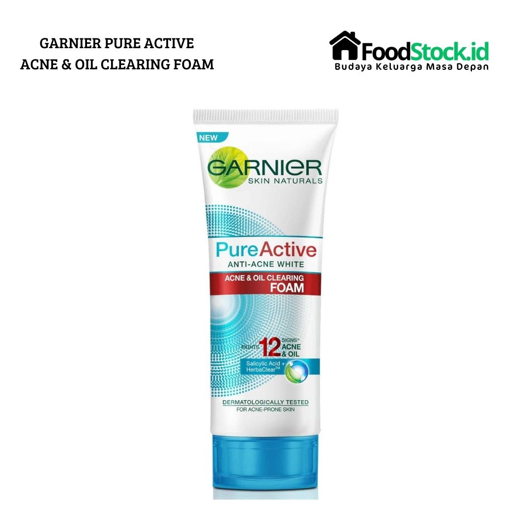 Garnier  Pure Active Acne & Oil Clearing Foam 100ml