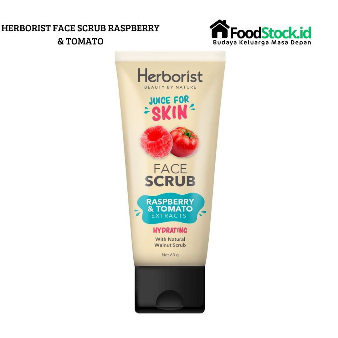 Herborist Face Scrub Raspberry & Tomato