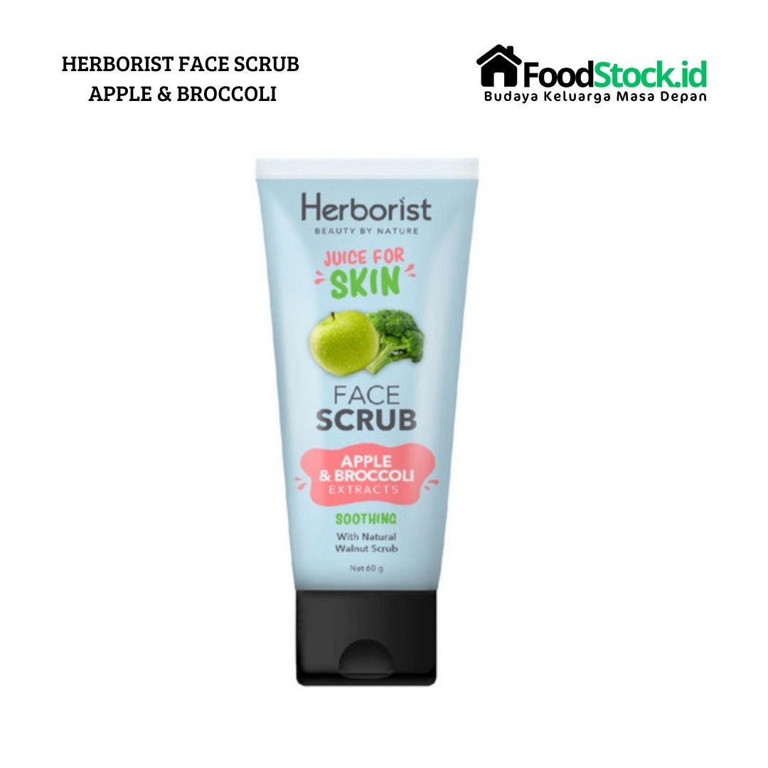 Herborist Face Scrub Apple & Broccoli