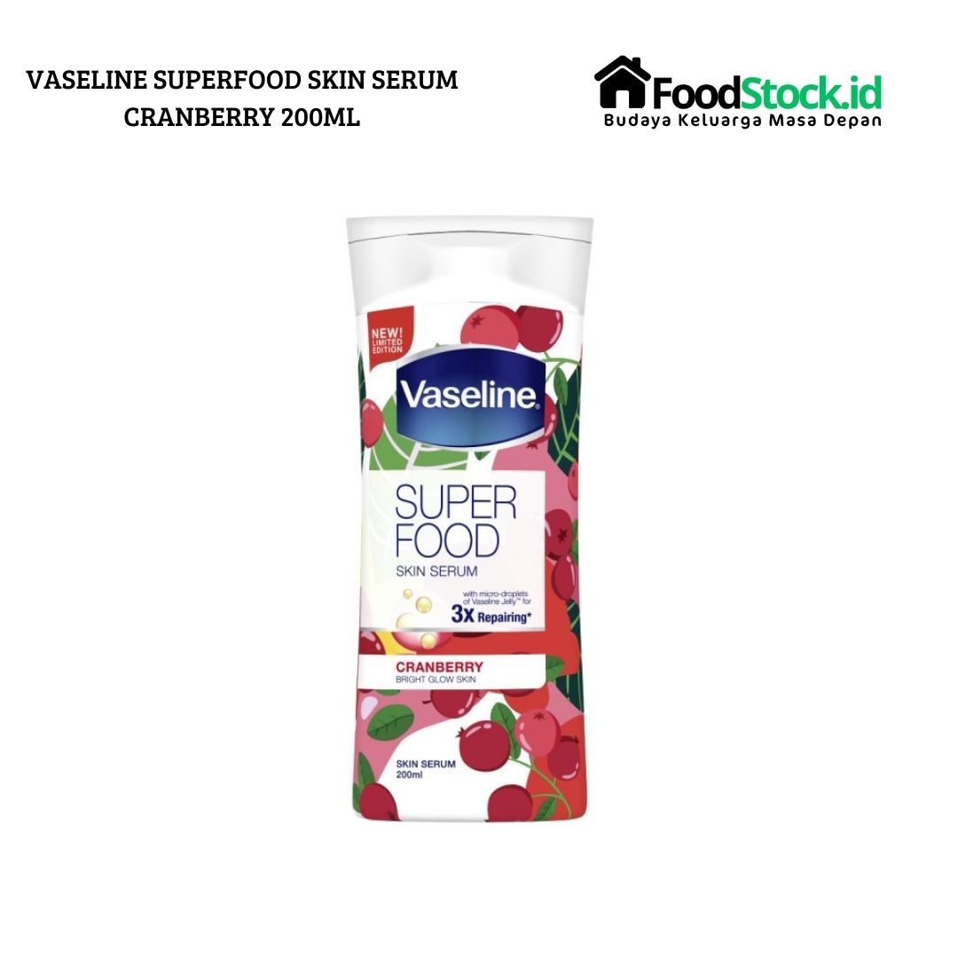 Vaseline Super Food Skin Serum Cranberry