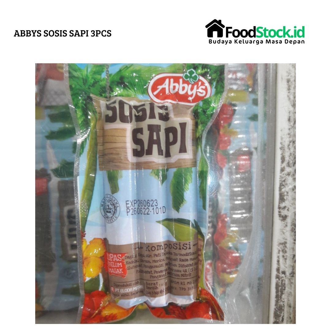 Abbys Sosis Sapi 3pcs