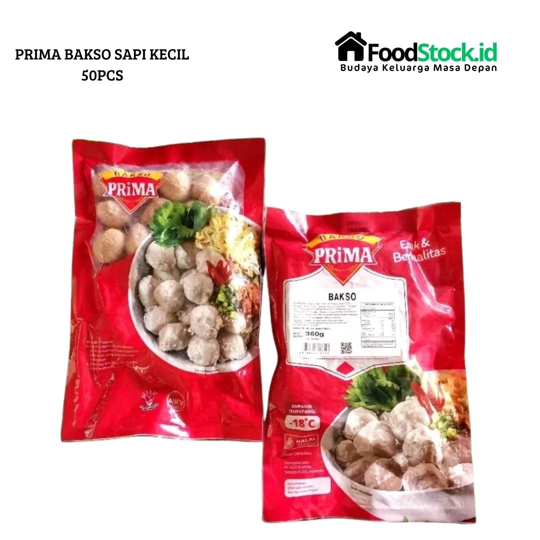 Prima Bakso Sapi Kecil 50pcs