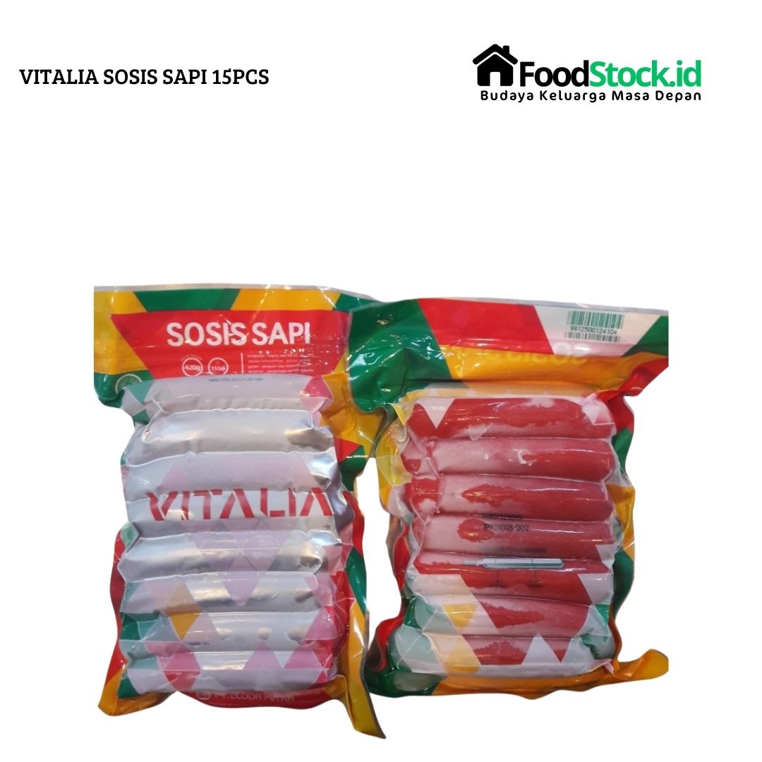 Vitalia Sosis Sapi 15pcs