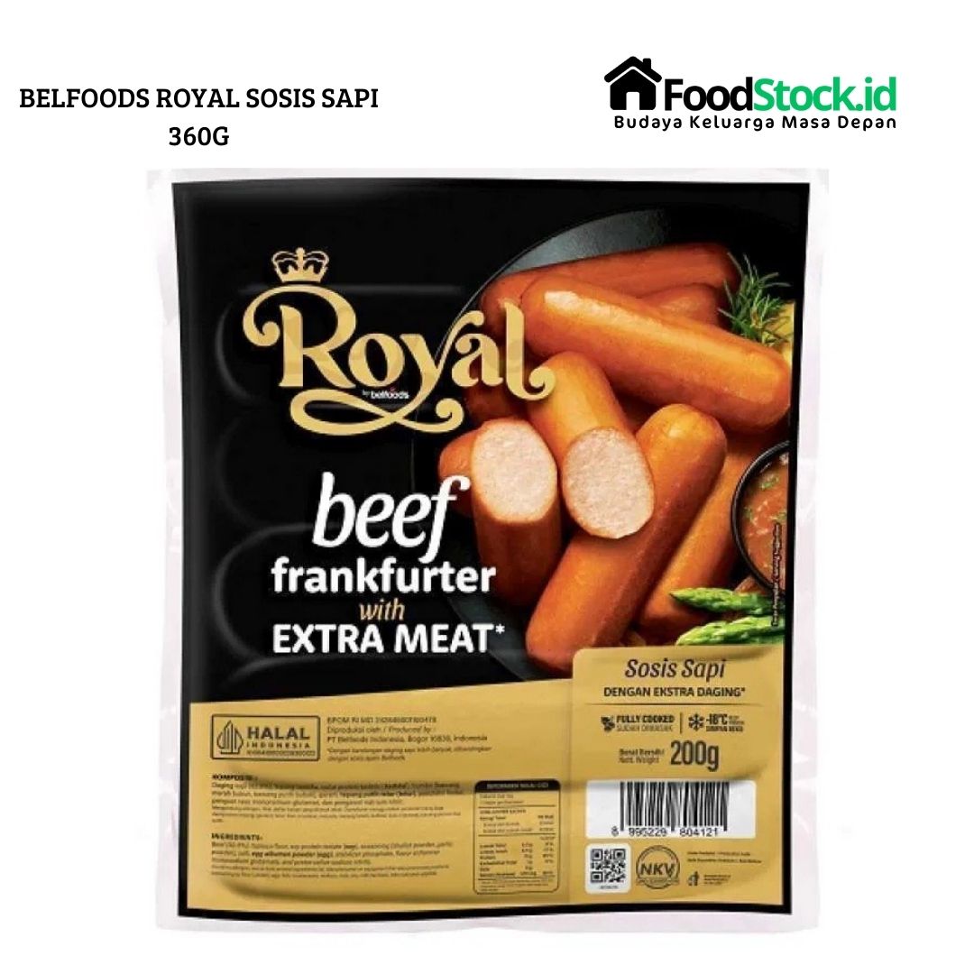 Belfoods Royal Sosis Sapi 360g