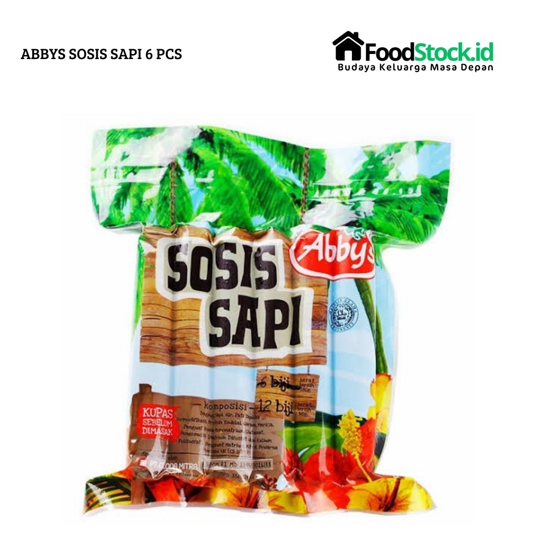 Abbys Sosis Sapi 6pcs