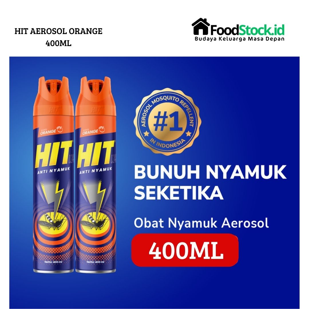 Hit Aerosol Orange 400ml