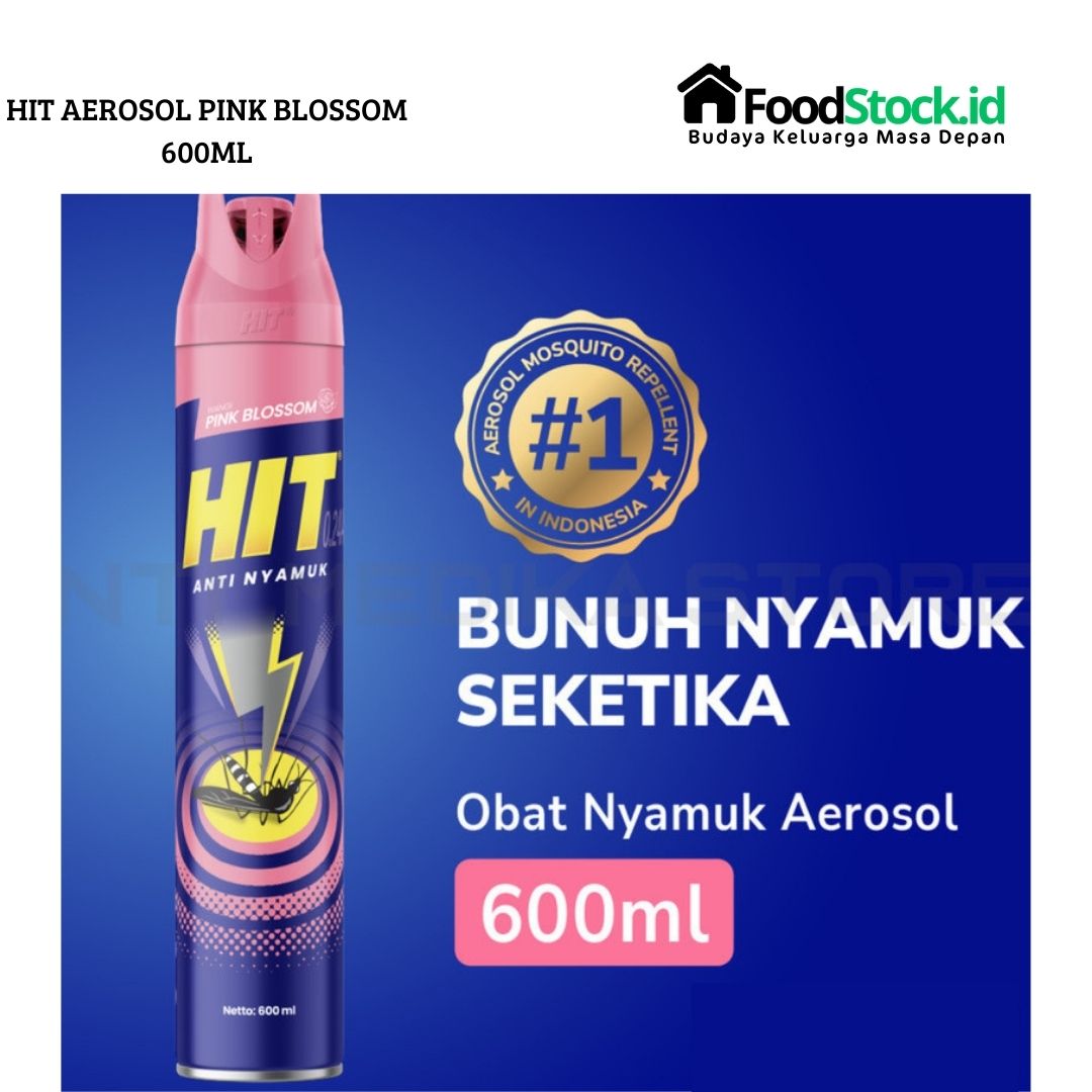 Hit Aerosol Pink Blossom 600ml