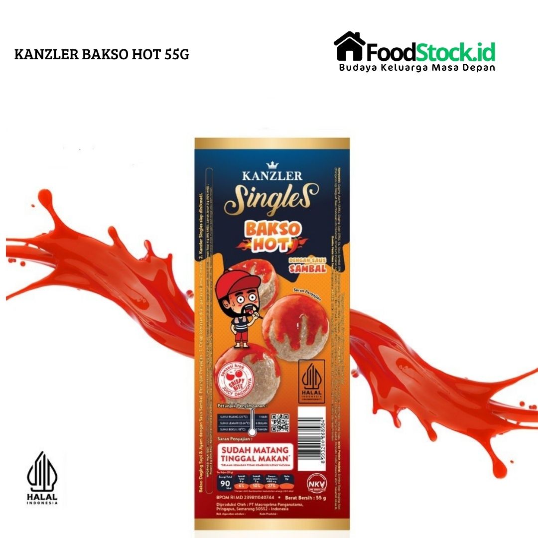 Kanzler Bakso Hot 55g