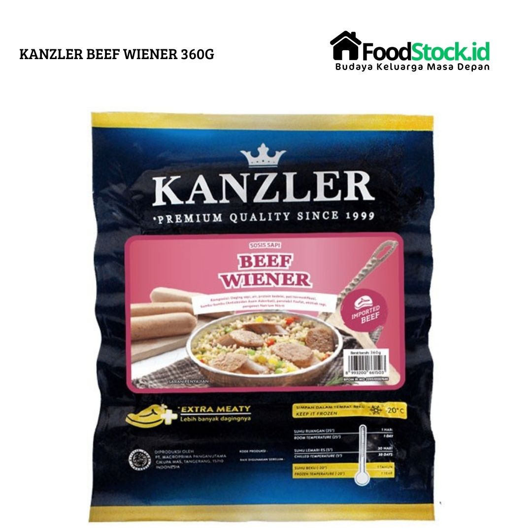 Kanzler Beef Wiener 360g