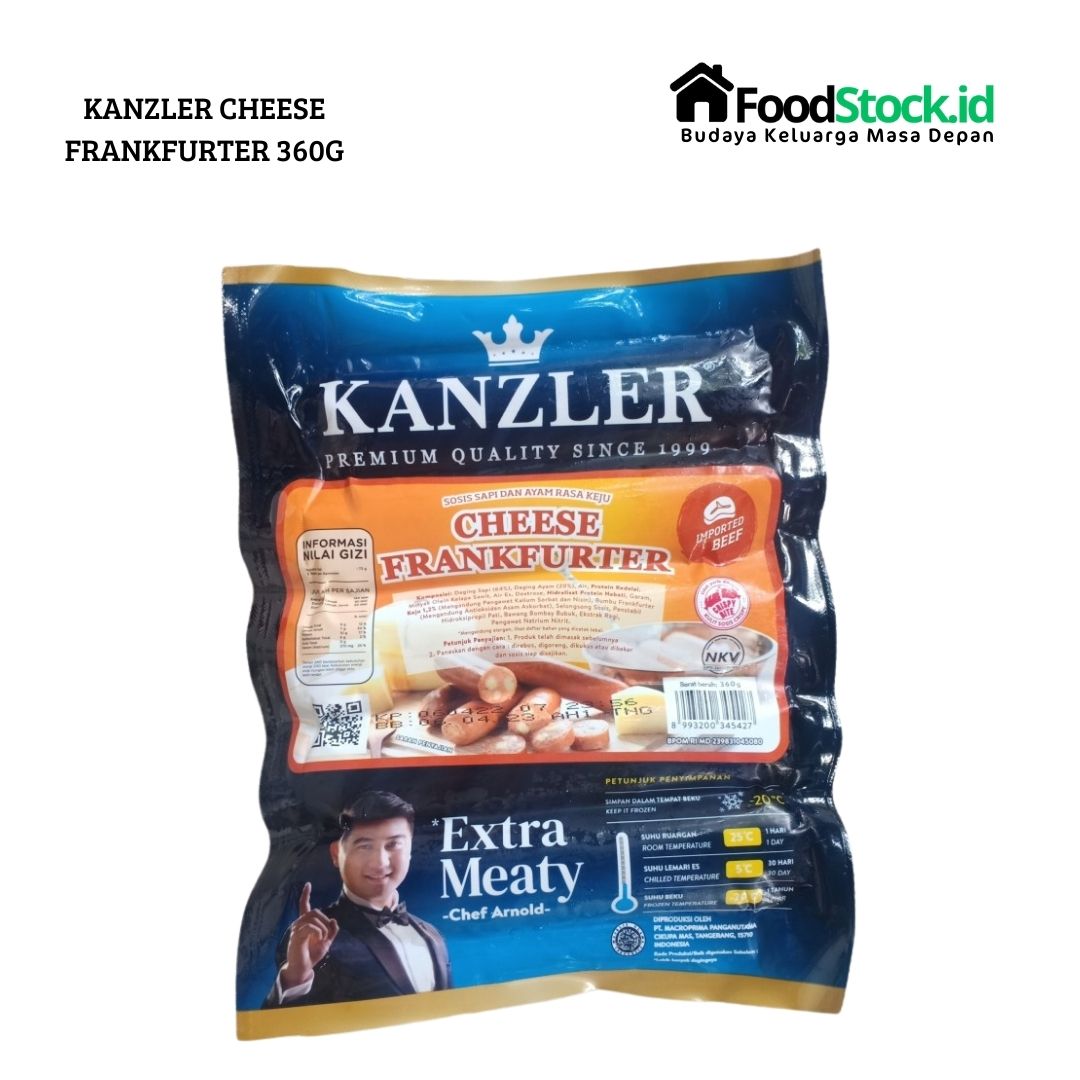 Kanzler Cheese Frankfurter 360g