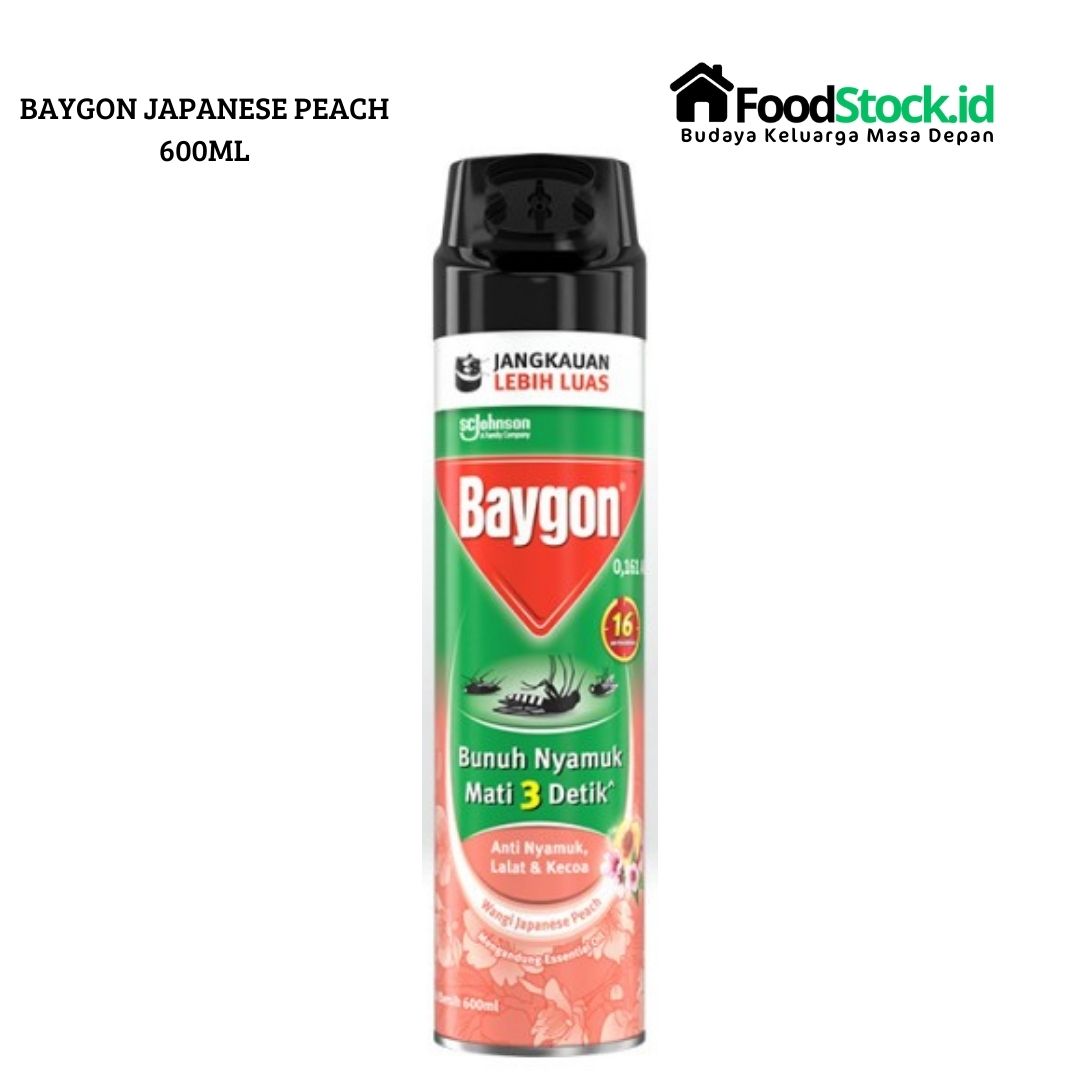 Baygon Japanese Peach 600ml