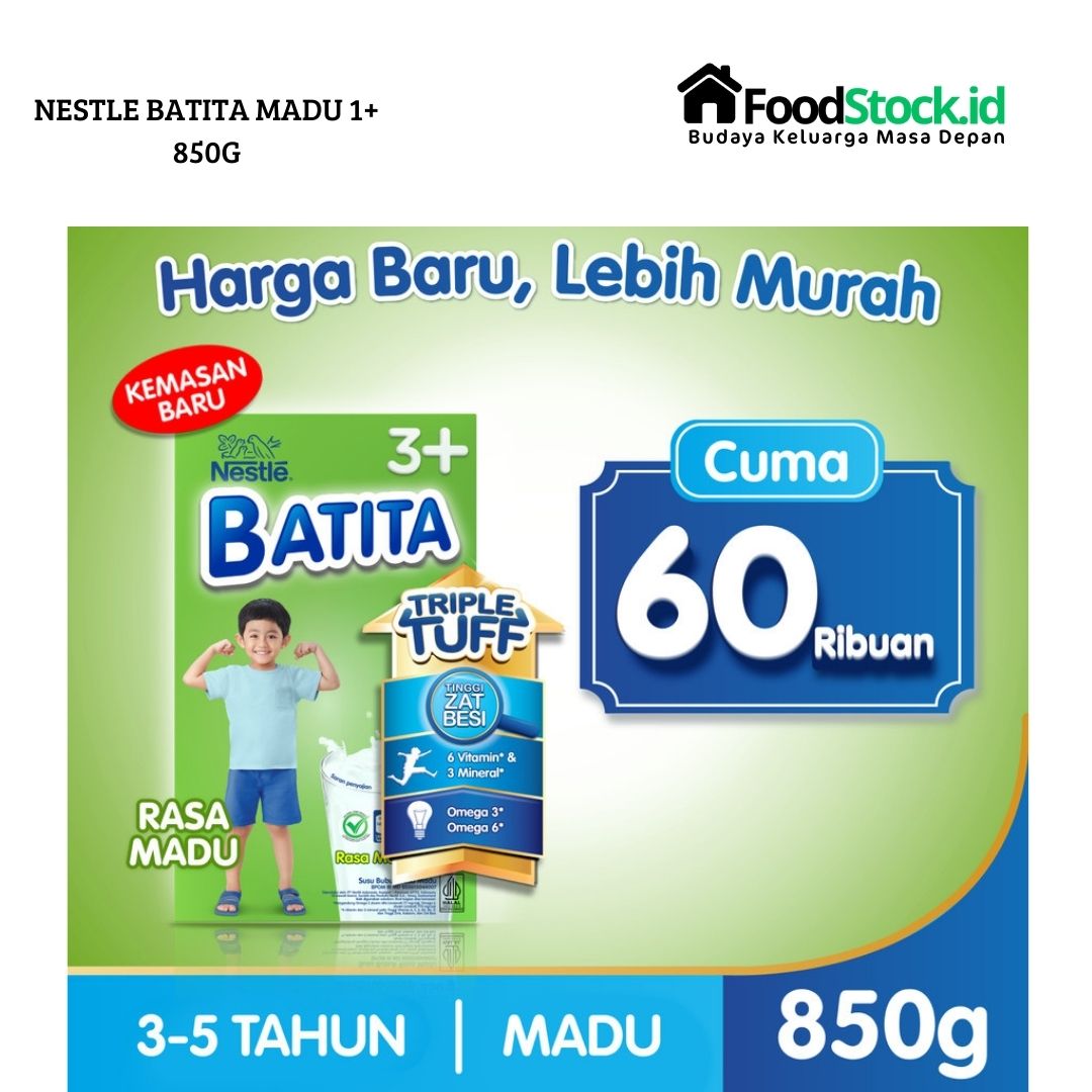 Nestle Batita Triple Tuff Madu 3+ 850g